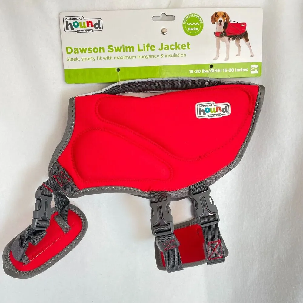 Outward Hound Dawson‎ Swim Life Jacket Swim Vest Size SM 15-30 lbs New With Tags